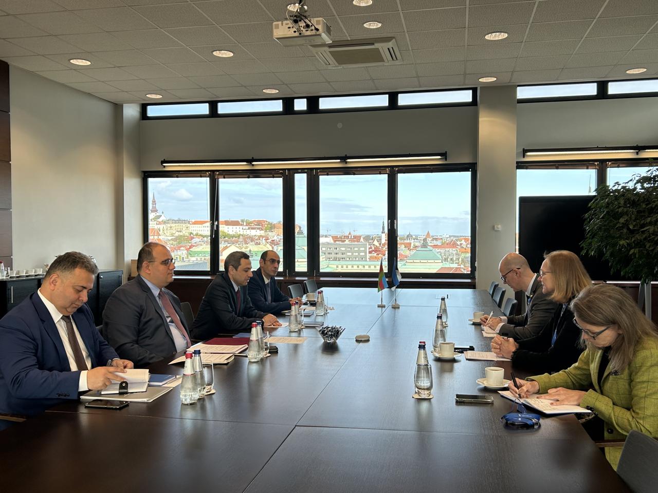 Press release on consular consultations between Azerbaijan and Estonia Xeber basligi