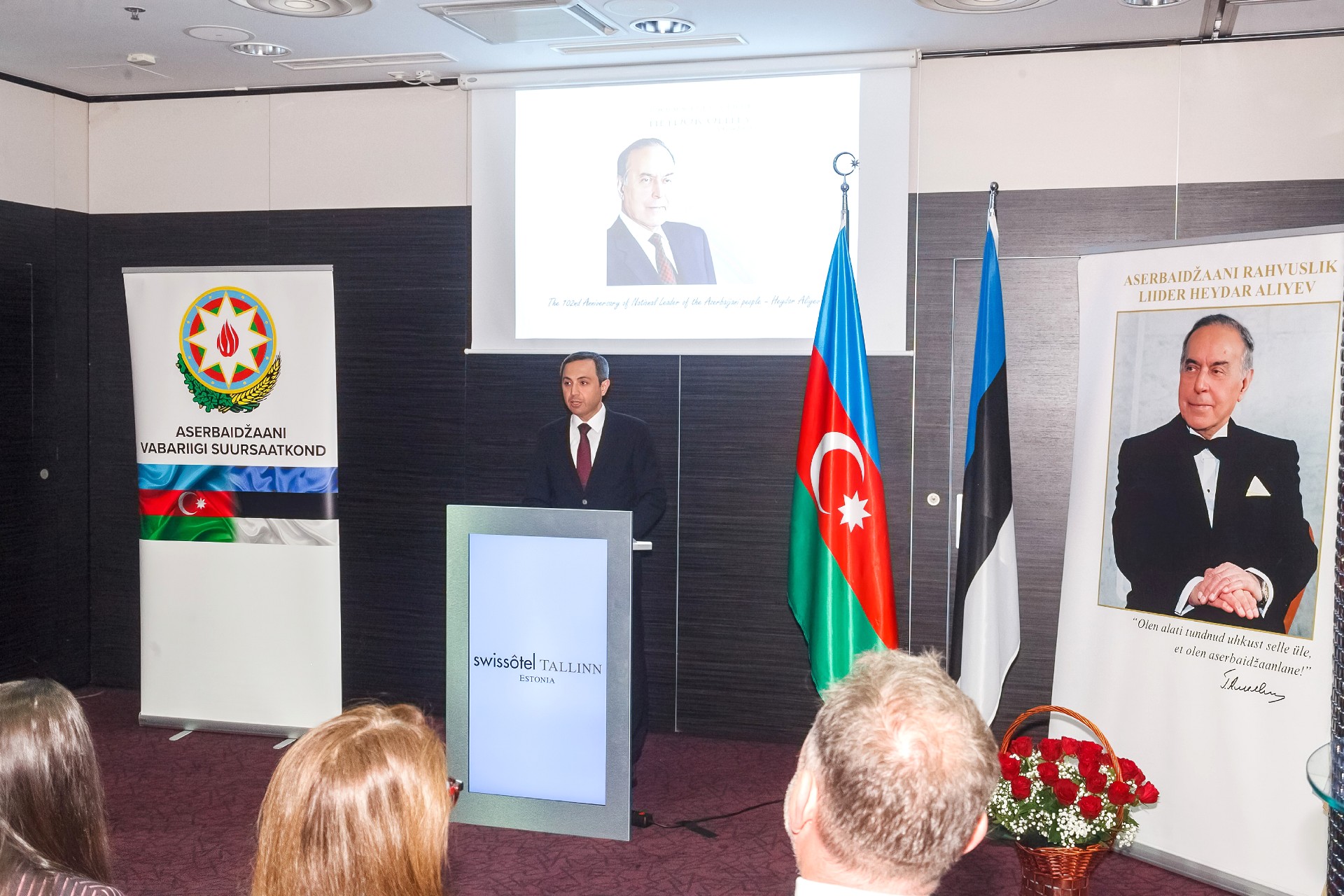 Event dedicated to the 102nd Anniversary of National Leader of the Azerbaijani people Heydar Aliyev was held in Tallinn Xeber basligi